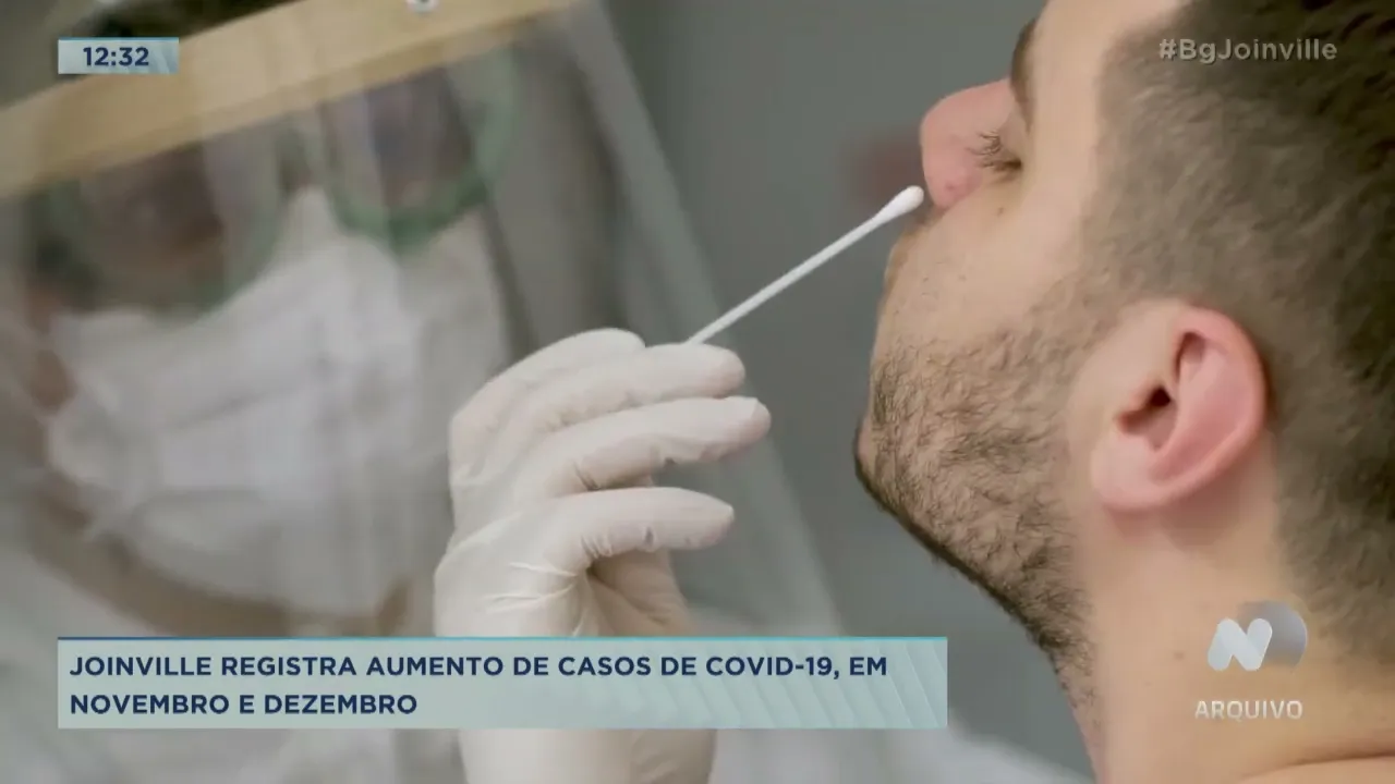 Joinville registra aumento de casos de Covid-19, em novembro e dezembro