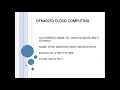 DFN40253 Cloud Computing
