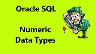 1 Oracle SQL Numeric Data Types Oracle SQL fundamentals