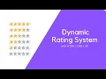 A simple star rating system with HTML CSS and JavaScript