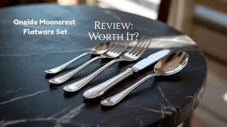 Oneida Mooncrest Flatware Set Review - Elegant Durable Stainless Steel Silverware