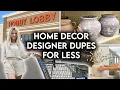HOBBY LOBBY HOME DECOR SHOP WITH ME DESIGNER DUPES FOR LESS