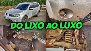 DO LIXO AO LUXO - RESTAURANDO CARRO QUASE ABANDONADO - MITSUBISHI OUTLANDER