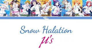 Download Snow Halation - μ’s (Color Coded Lyrics + Translation) (Rom/Eng/Indo) MP3