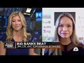 Higher interest rates have been good for banks says UBS analyst Erika Najarian