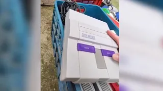 Teste e conserto Super Nintendo Gradiente nacional que peguei na rua!!!!