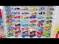 48 Disney Cars ☆ Tomica Rotating Elevator Racing Center