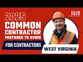 West Virginia Contractor Business Exam Common Mistakes to Avoid in 2025