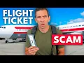 Airline Ticket Scam Exposed