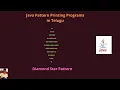 Java Diamond star pattern