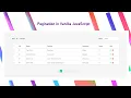 Dynamic pagination using vanilla JavaScript like backend paginations File link in description