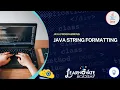 Java String formatting