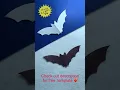 How to cut a perfect Halloween Bat