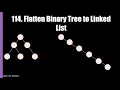 Interview Bit Flatten Binary Tree to Linked List Explained C Code Explanation