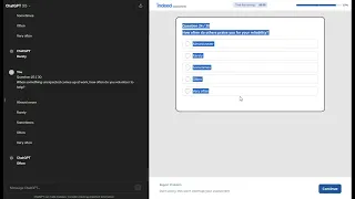 Score an A 100 on Indeed com Test Thanks GPT