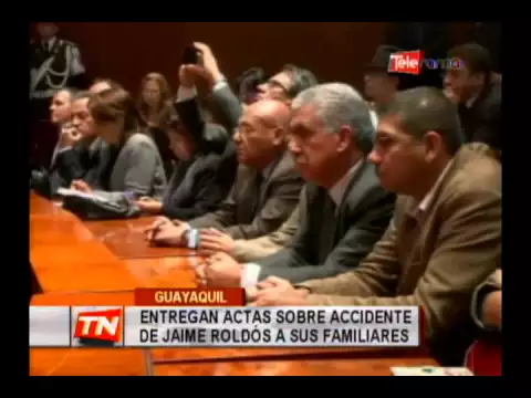 Entregan actas sobre accidente de Jaime Roldós a sus familiares