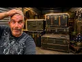 11 hoarder storage units and found these 5 trunks in 1 abandoned storage unit