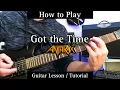 Download Lagu GOT THE TIME - Anthrax. Guitar Lesson / Tutorial