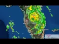2004 Hurricane Charley Landfall Doppler Radar Time Lapse