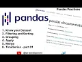 Pandas for Data Analysis - Hands-On Practice Series Part 01 Beginner to Advanced