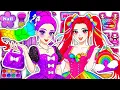 Lagu 💖Paper DIY💖KPOP DEMON HUNTERS RUMI Mira Colorful Hair +Skincare + Makeup +Fashion Blind Bag Unboxing