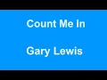 Count Me In - Gary Lewis