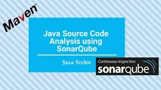 Java Source Code Analysis using SonarQube Java Techie