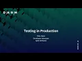 Testing in Production Talia Nassi Split Software