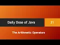 Daily Dose of Java -