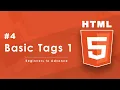 Basic HTML Tags Part 1 HTML Full Course 2026 Class