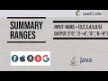 Summary Ranges