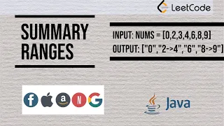 Summary Ranges