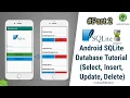 Android SQLite Tutorial Android CRUD Tutorial with SQLite Create Read Update Delete 2