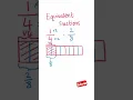 How to find Equivalent Fractions using bars