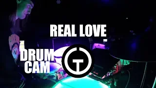 real love with drum intro hillsong y u0026f drum cam 
