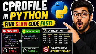 Speed Up Python with cProfile Find Slow Code Fast