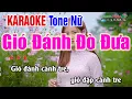 Gió Đánh Đò Đưa Karaoke Tone Nữ - Karaoke Nhạc Sống Thanh Ngân