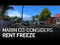 Marin County to Consider Rent Freeze