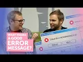 What makes a good error message