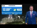 DFW Weather Hot humid with mostly sunny skies plus windy conditions create a fire danger