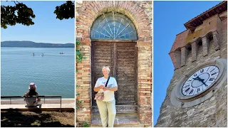 ОТДЫХ В ИТАЛИИ НА БЕРЕГУ ОЗЕРА. ПРОГУЛКА по Passignano sul Trasimeno и San Feliciano