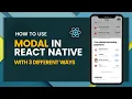React Native Modal Tutorials An Easy Step-by-Step Guide for Different Uses of Ways saurabh-soni-dev