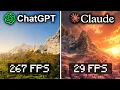 ChatGPT vs Claude Creating MINECRAFT SHADERS from SCRATCH