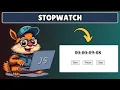 How to Create Stopwatch in Javascript
