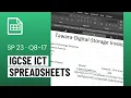 IGCSE ICT Excel Spreadsheets Practical Exam Task - Specimen Paper 3 2023