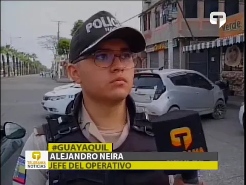 Operativos policiales de control vehicular en medio del estado de excepción vigente