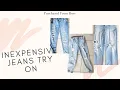 Jeans on a budget-Inexpensive Haul - May 2021 Zenra Blue