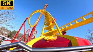 The Flash Vertical Velocity POV 5K Highest Quality Six Flags Great Adventure s NEW RIDE
