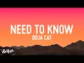 Download Lagu Doja Cat - Need To Know (Lyrics)