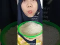 Download Lagu DYMA KULINER 💕ASMR RAW RICE EATING 💕Makan Beras Mentah💕#shorts #asmr #mukbang